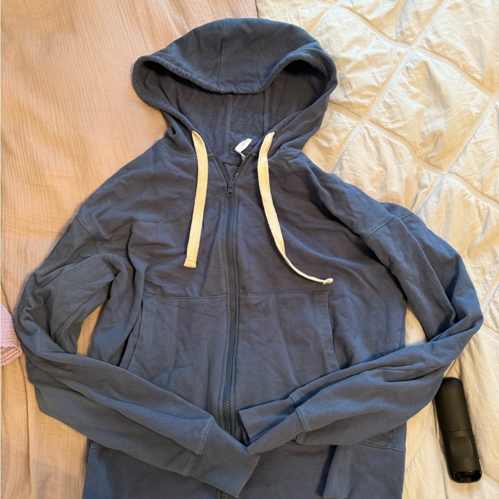 Glyder Navy Hoodie with Cream Accents